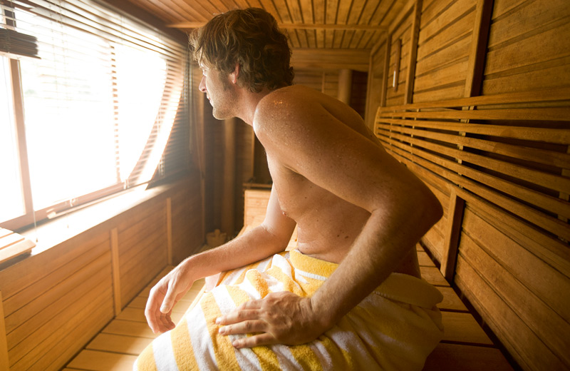 Erholen Sie sich im bordeigenem Sauna Bereich