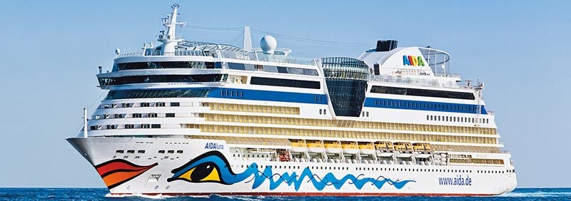 AIDAluna Schiff der Sphinx Klasse von AIDA, die Schiffe wurden 2007-2013 gebaut