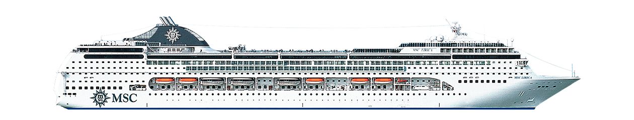 MSC Schiffe der Lirica Klasse