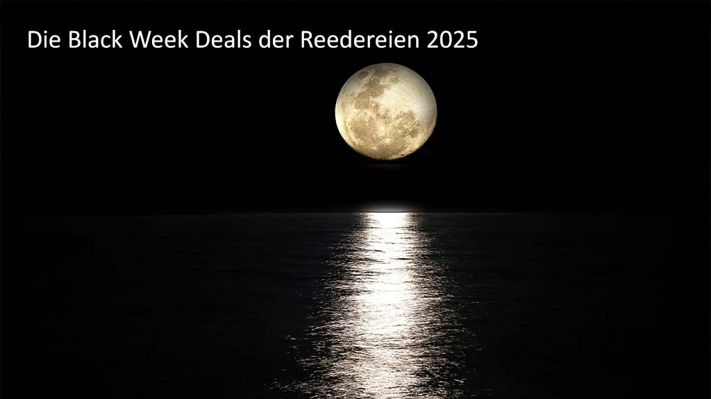 Die Black Week Deals der Reedereien 2025