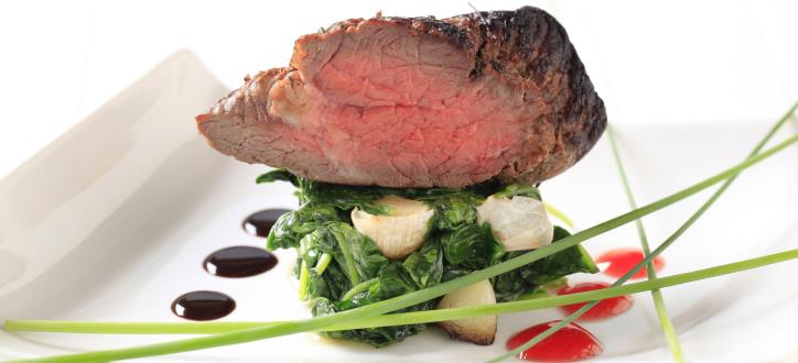 Gourmet Menüs erwarten die Gäste