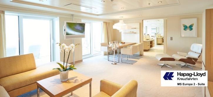 Exzellentes Ambiente an Bord der MS Europa 2