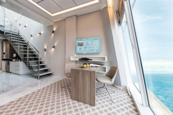 Badezimmer der Himmel und Meer Suite