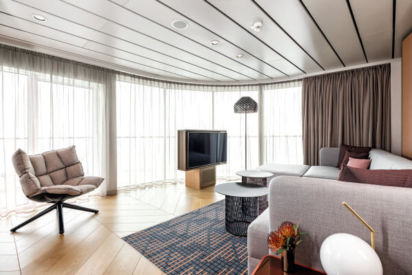 Panoramasuite der Mein Schiff 2