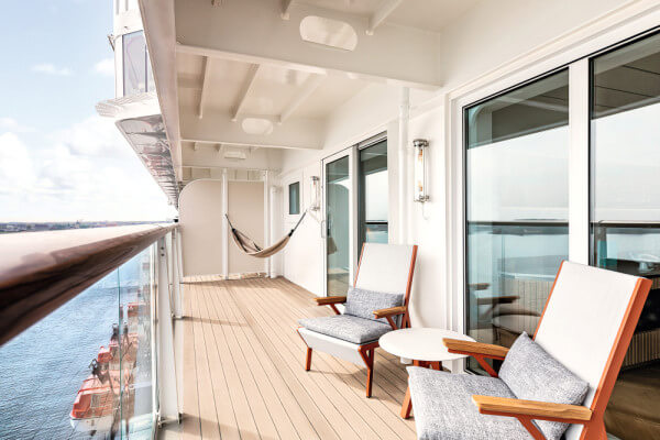 Badezimmer der Panoramasuite