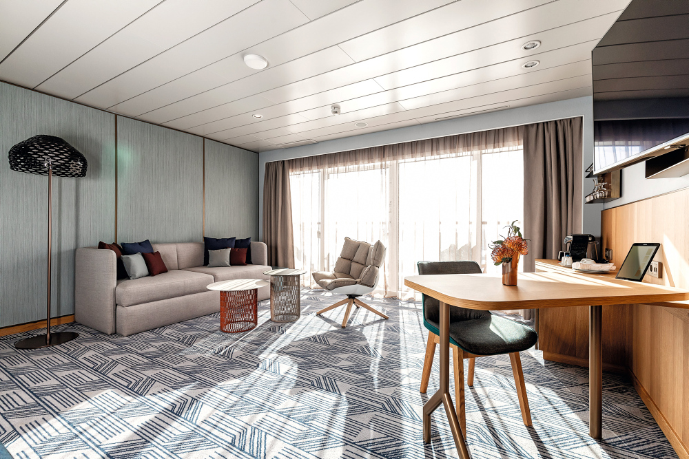 Badezimmer der Übersee Suite