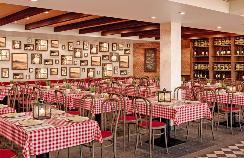 Nehmen Sie Platz! Im Spezialitätenrestaurant Trattoria Mamma Mia werden nicht nur Italienfans hellauf begeistert sein