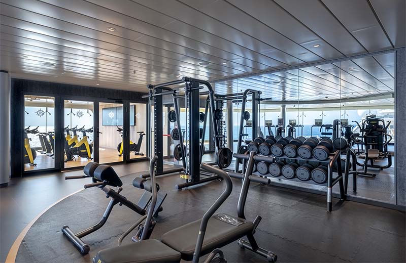 MSC World Asia, MSC Gym Powered by Technogym