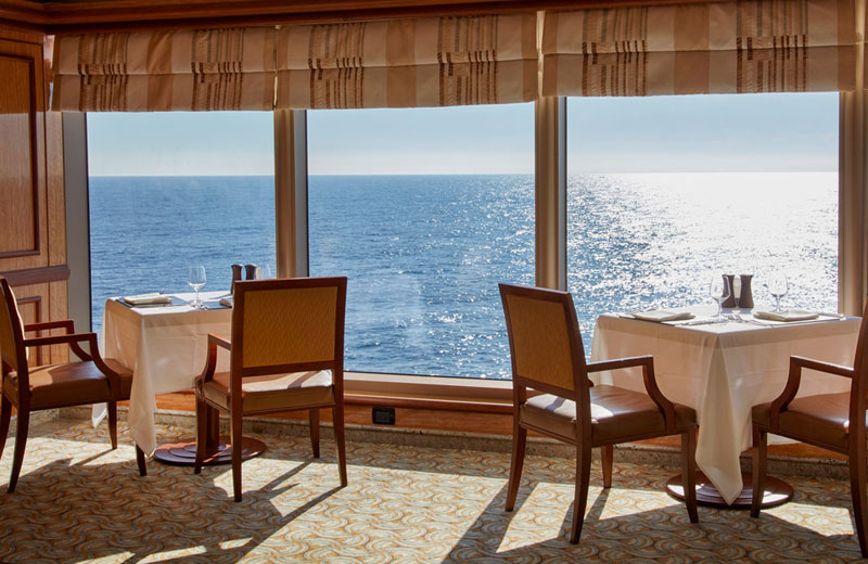 Im Lido Restaurant haben Sie jederzeit einen tollen Ausblick aufs Meer
