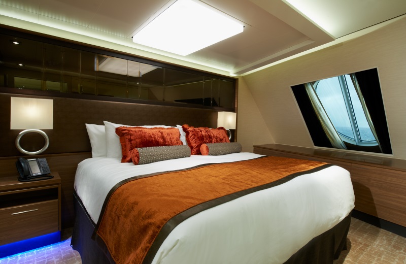 Luxuriöses Bett der Penthouse Suite